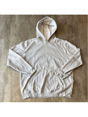 Carhartt Relaxed Fit Workwear Hoodie Mens XL Gray
